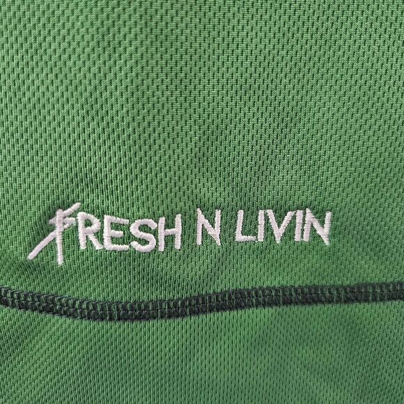 Alo Yoga Fresh N Livin Green Half-Zip Hoodie Sz M Lightweight Activewear - Picture 8 of 14